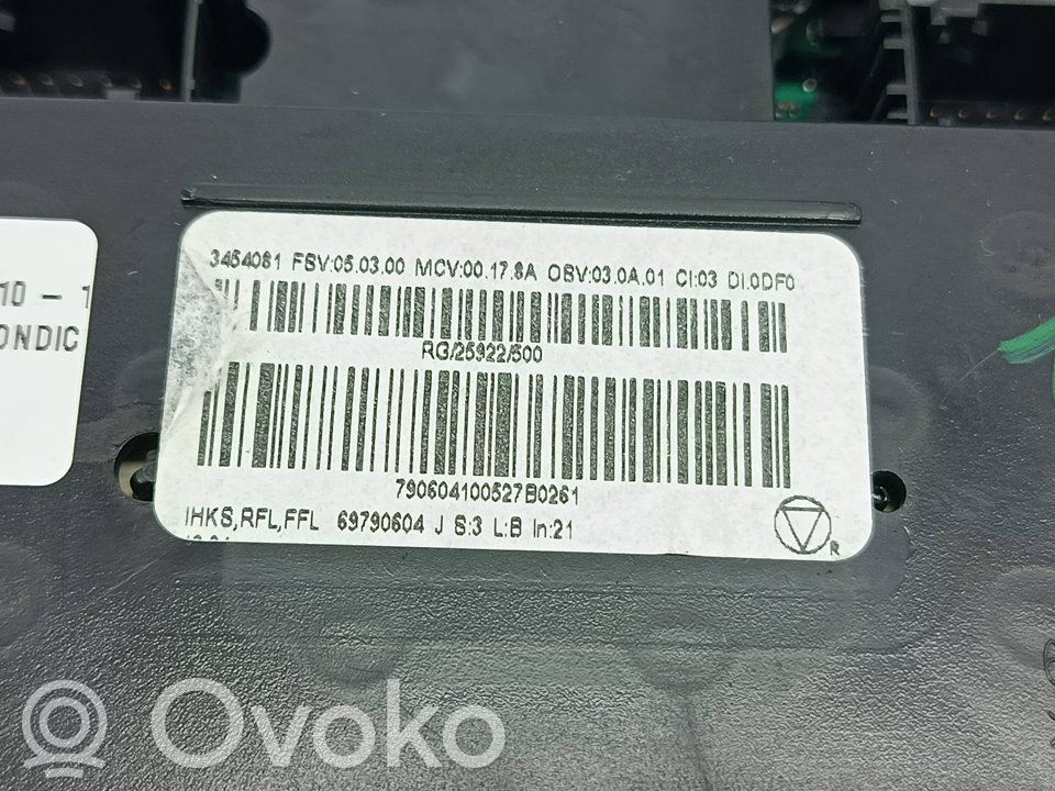 Mini One - Cooper Coupe R56 Climate control unit 