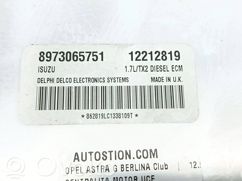 Engine control unit/module   8973065751