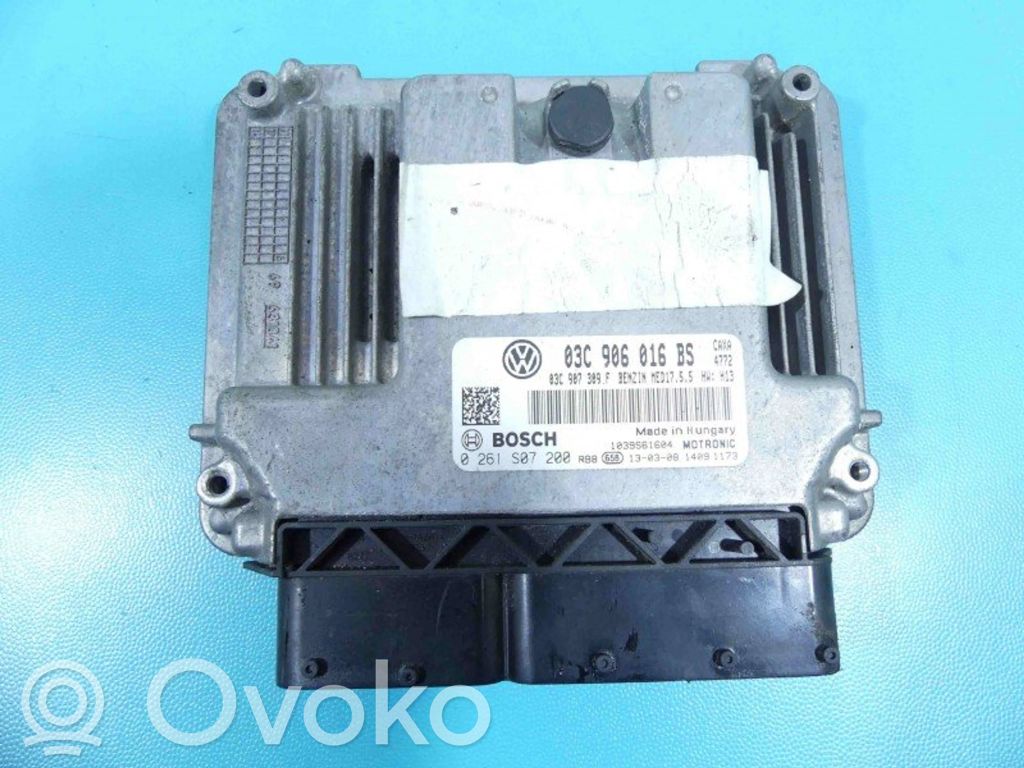 Engine control unit/module ECU   03C906016BS,IMPRK1314652,0261S07200