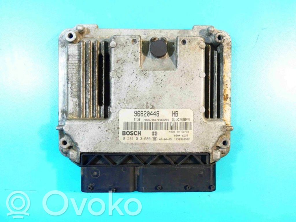 Engine control unit/module ECU   0281013600,IMPRK1144969,96820448