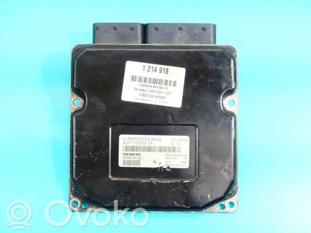 Mercedes-Benz C W203 Komputer / Sterownik ECU silnika 