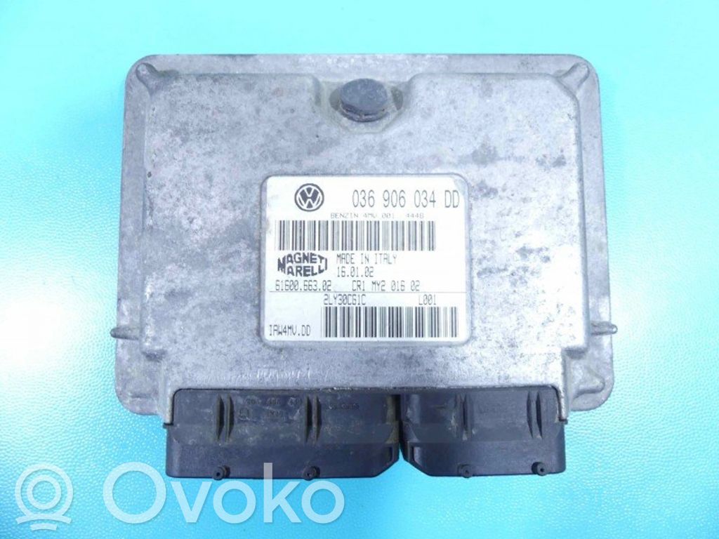 Volkswagen Polo IV 9N3 Unitate control motor/modul ECU 