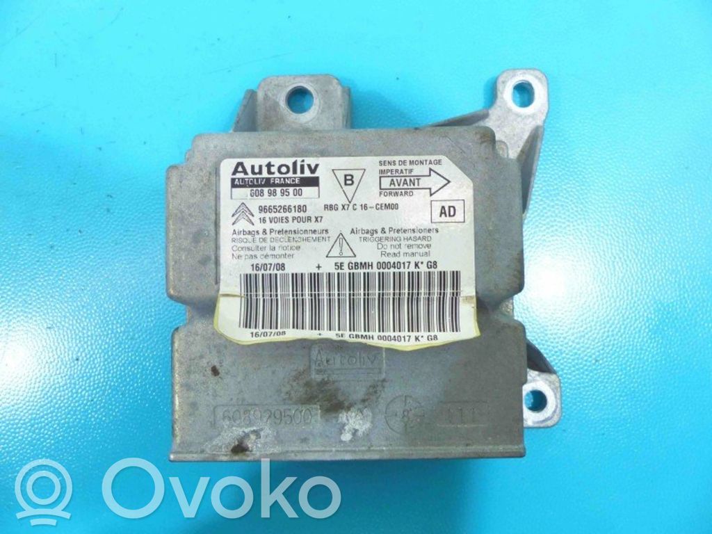 Citroen C5 Airbag control unit/module 