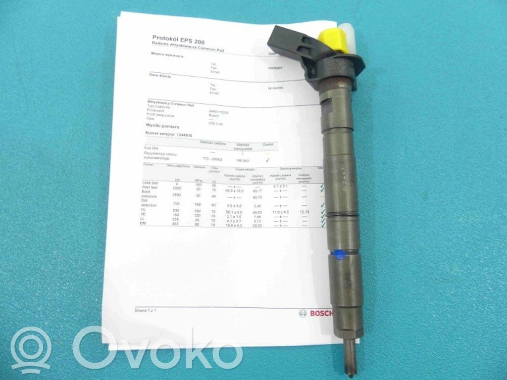 Audi A6 S6 C6 4F Inyector de combustible 