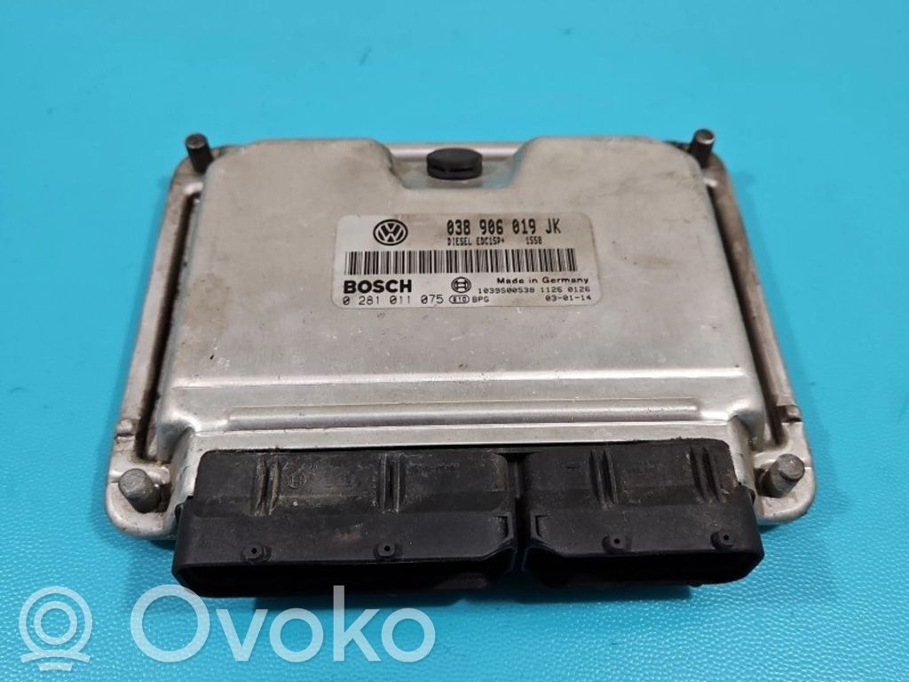 Komputer / Sterownik ECU silnika   038906019JK,IMPRK1356953,0281011075