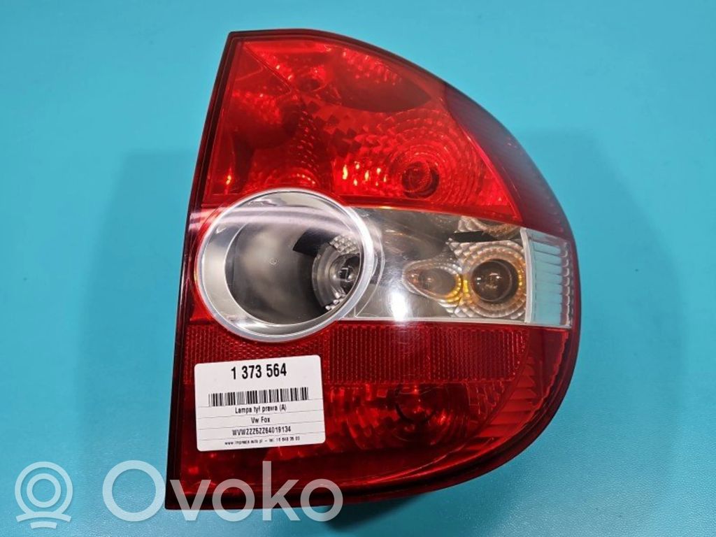 Volkswagen Fox Aizmugurējais lukturis virsbūvē 