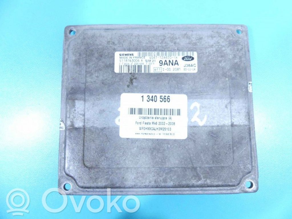 Ford Fiesta Engine control unit/module ECU 