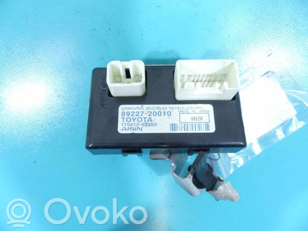 Toyota Avensis T270 Modulo di controllo del corpo centrale 