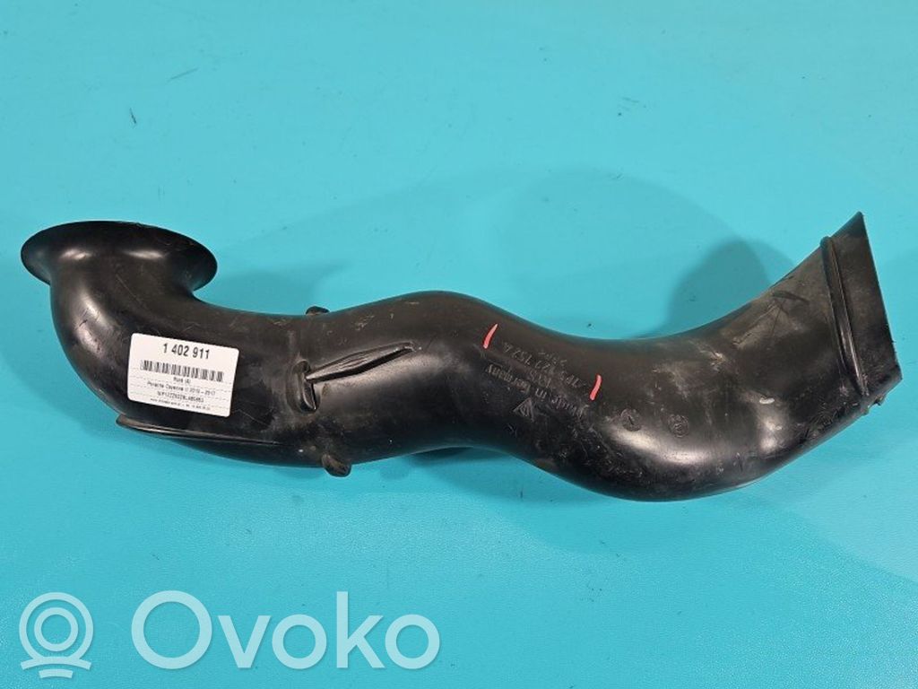 Porsche Cayenne (92A) Tube d'admission de tuyau de refroidisseur intermédiaire 