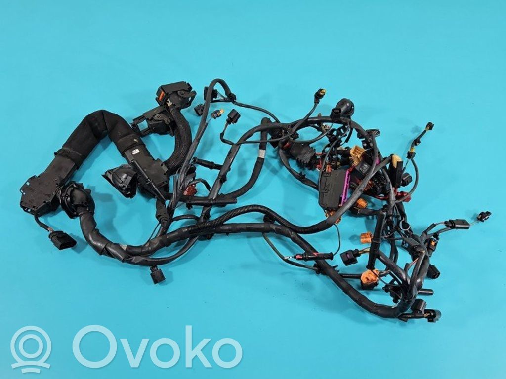 Audi A8 S8 D4 4H Motorkabelbaum Leitungssatz 