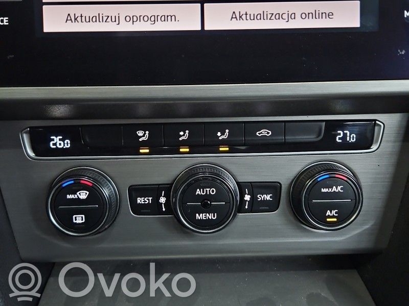 Volkswagen PASSAT B8 Rămă unitate control climatizare 