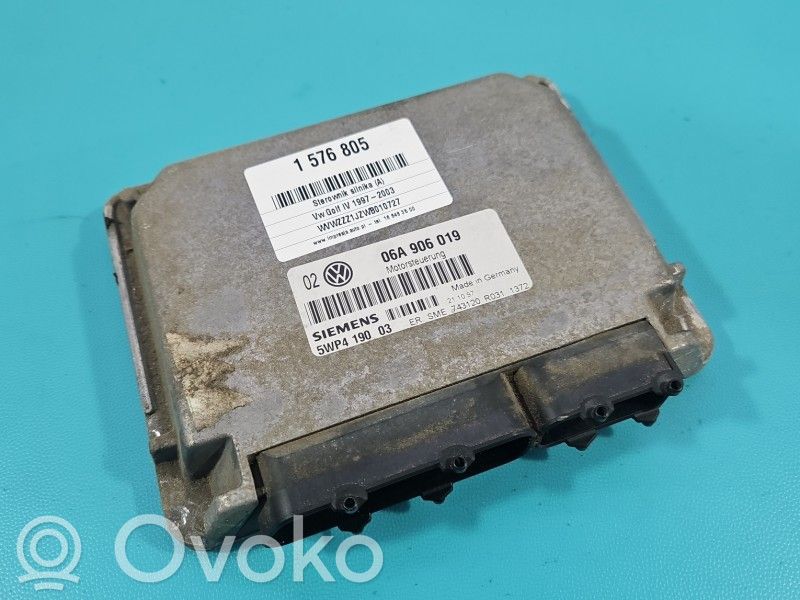 Engine control unit/module ECU   06A906019,IMPRK1576805,5WP419003