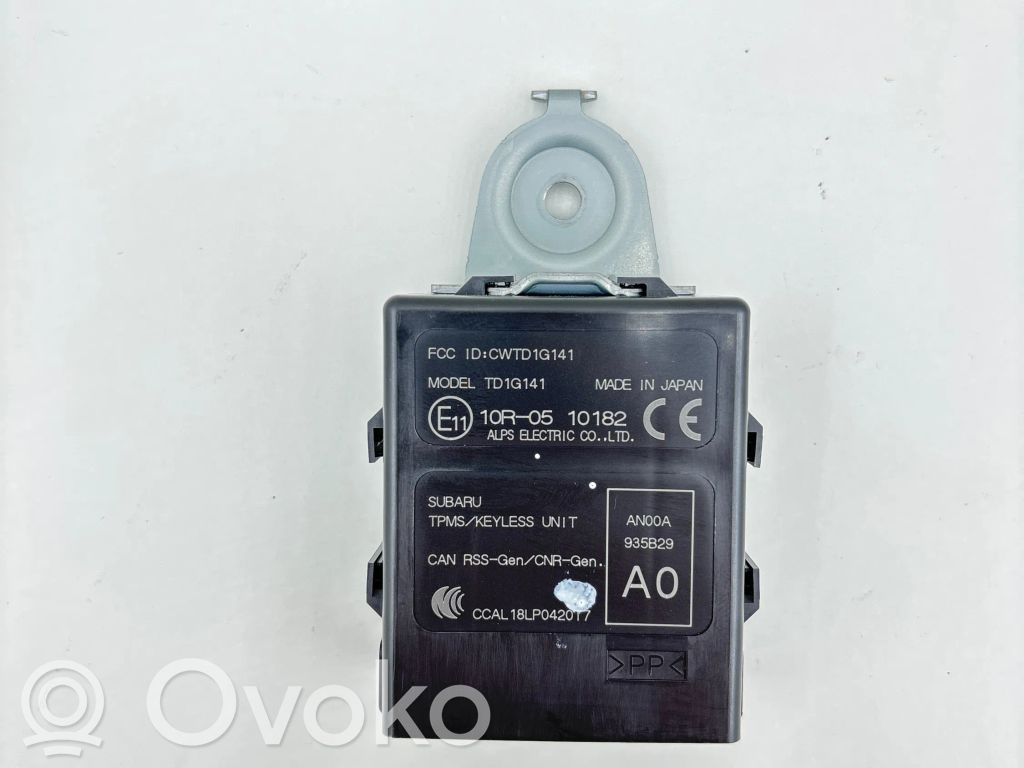 Subaru Outback (BT) Unidad de control/módulo del control remoto 