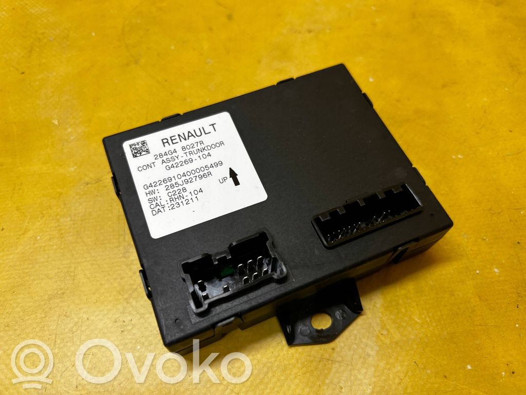Renault Espace VI Tailgate/trunk control unit/module 