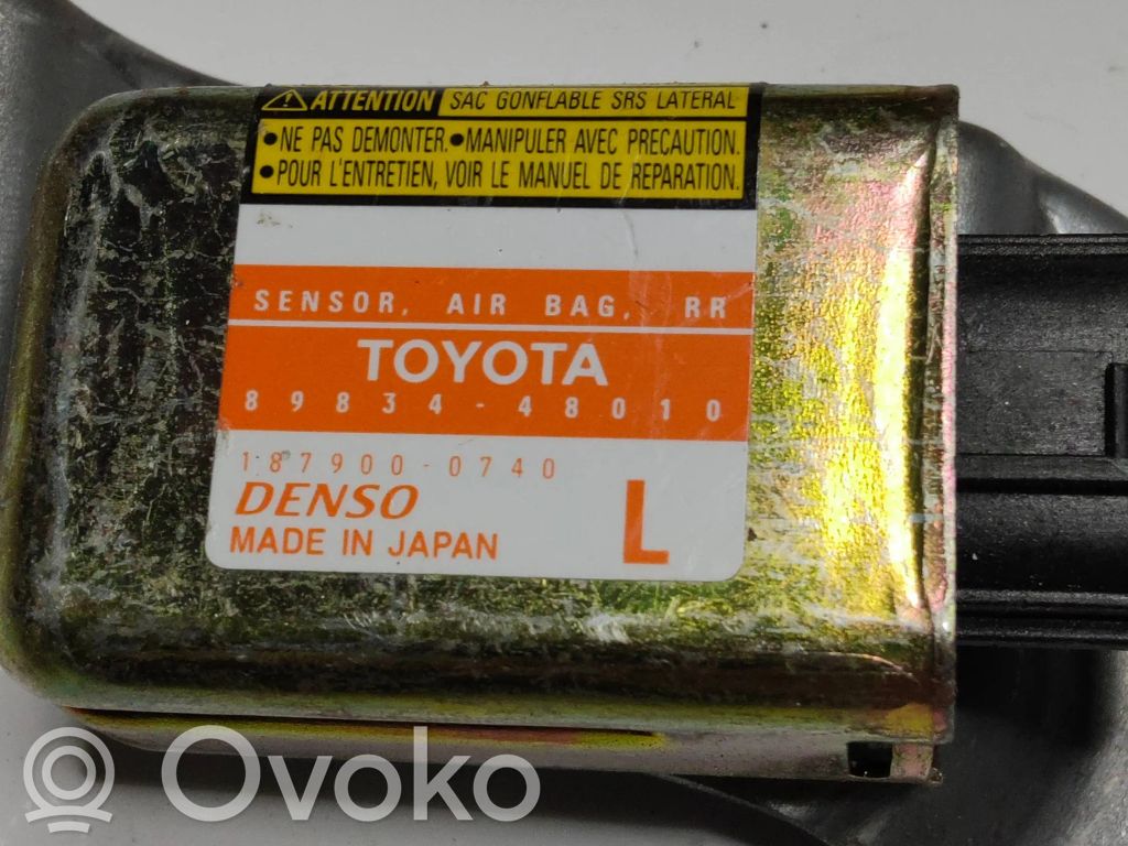 Lexus RX 300 Airbagsensor Crashsensor Drucksensor 
