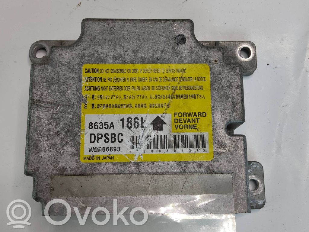 Mitsubishi Pajero Sterownik / Moduł Airbag 