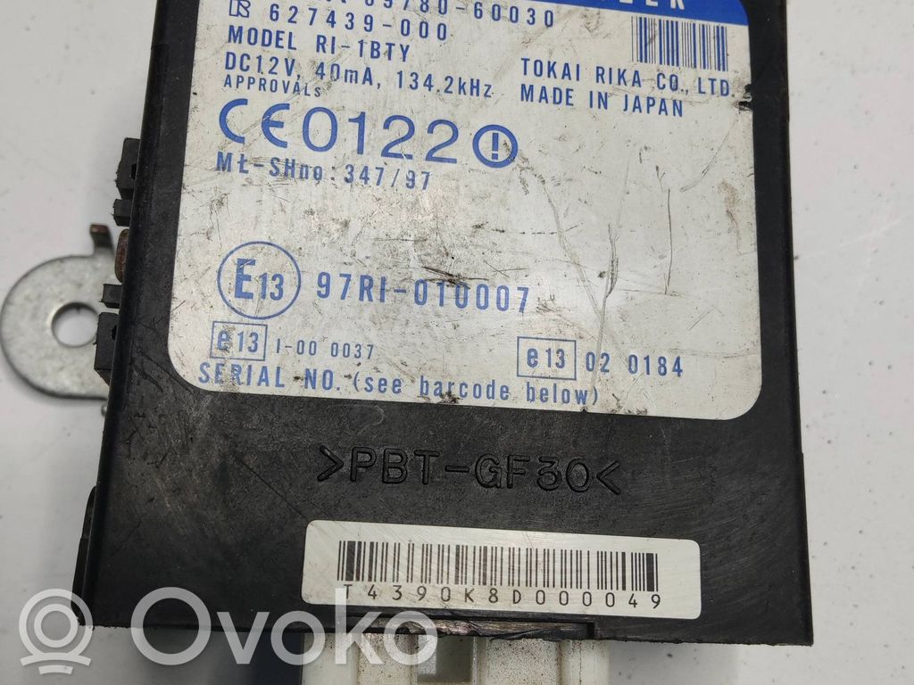 Toyota Land Cruiser (HDJ90) Moduł / Sterownik immobilizera 