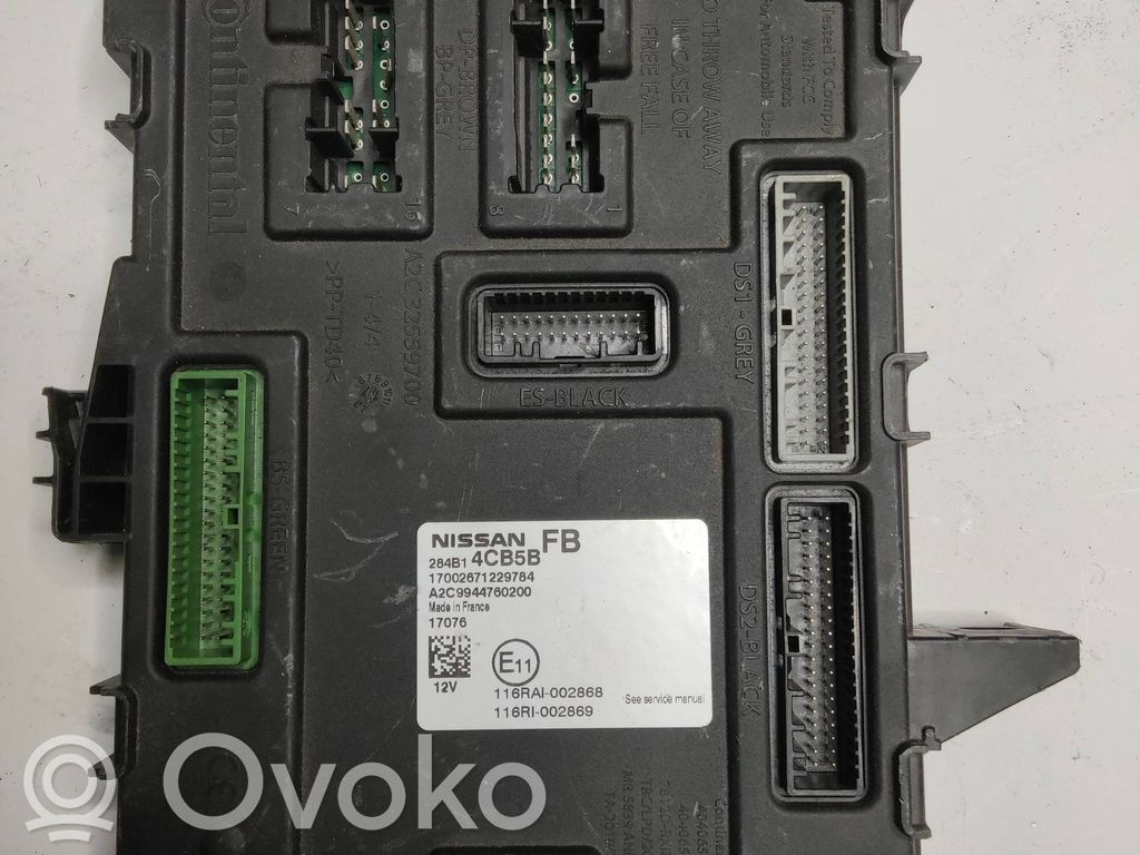 Nissan Qashqai Altre centraline/moduli 