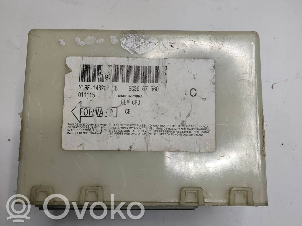 Other control units/modules   EC3667560,YL8F14B205CB