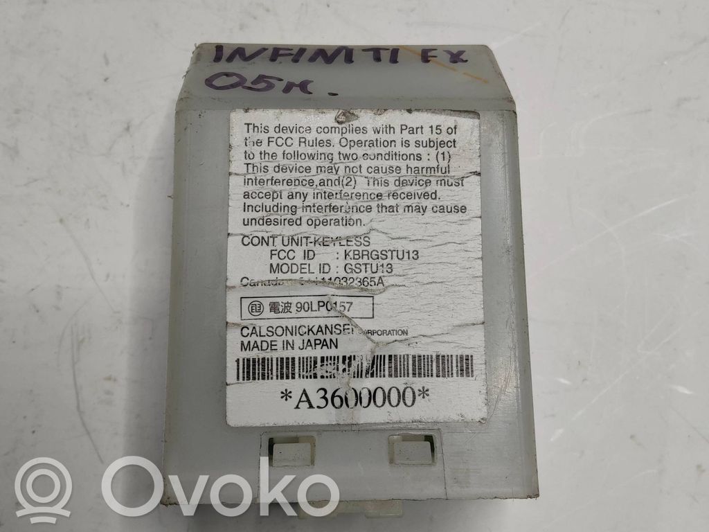 Infiniti FX Other control units/modules 