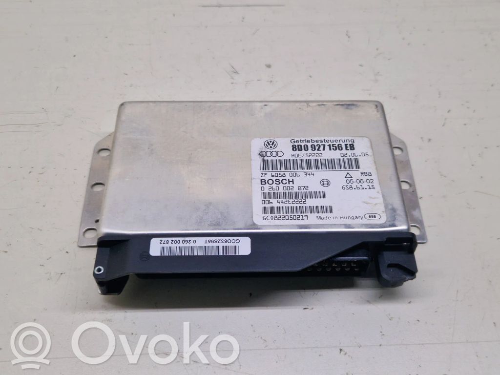 Gearbox control unit/module   8D0927156EB,0260002872,ZF6058006344