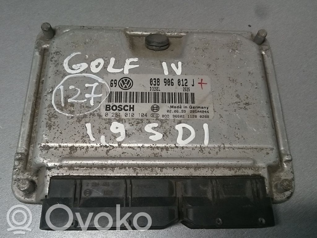 Volkswagen Golf IV Engine control unit/module 