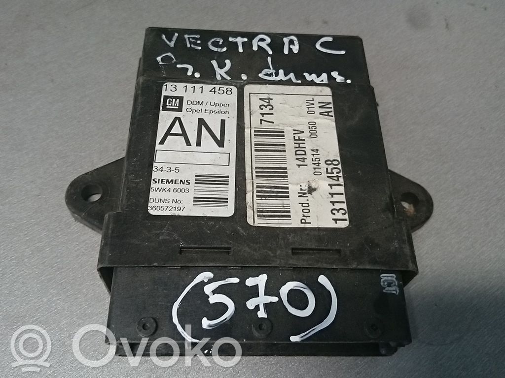 Opel Vectra C Unidad de control/módulo de la puerta 
