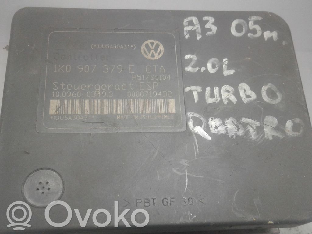 Audi A3 S3 A3 Sportback 8P Bomba de ABS 