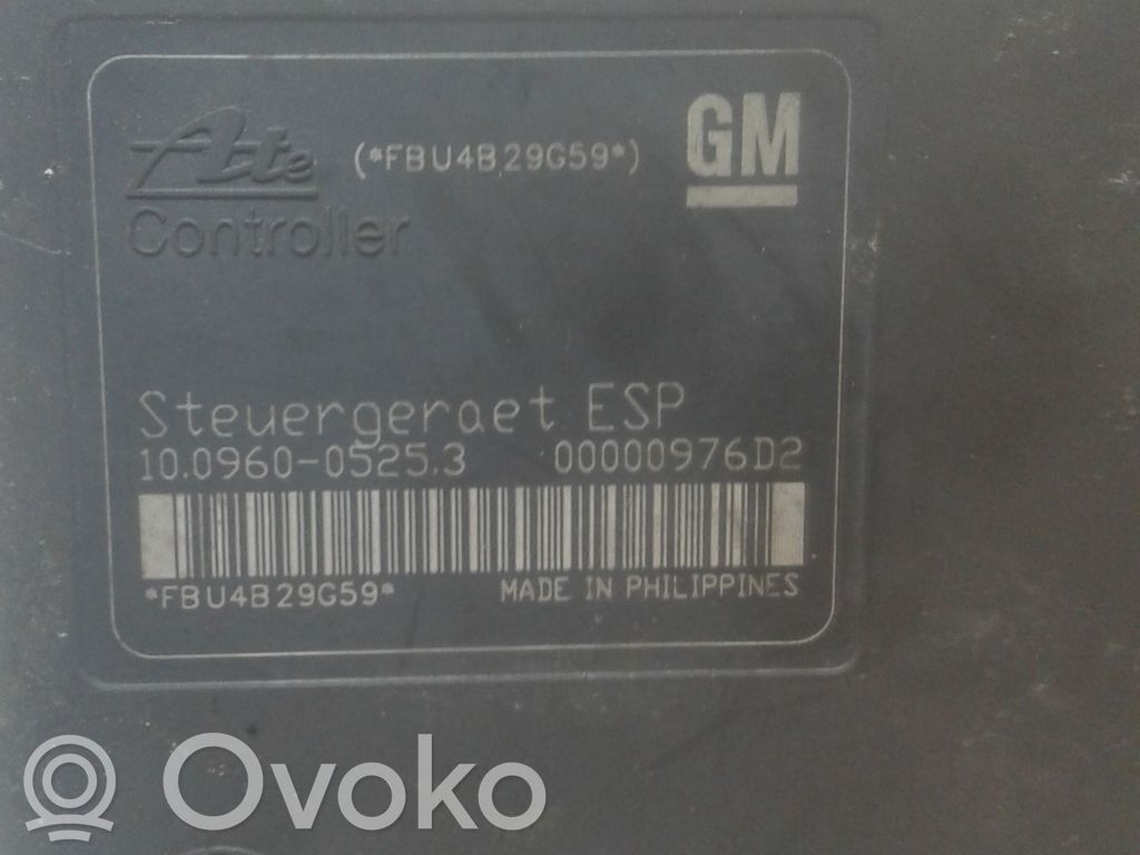 Opel Astra H Bomba de ABS 