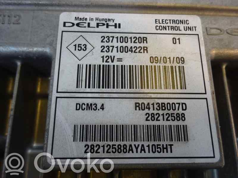 Renault Megane III Unitate/modul de control motor 