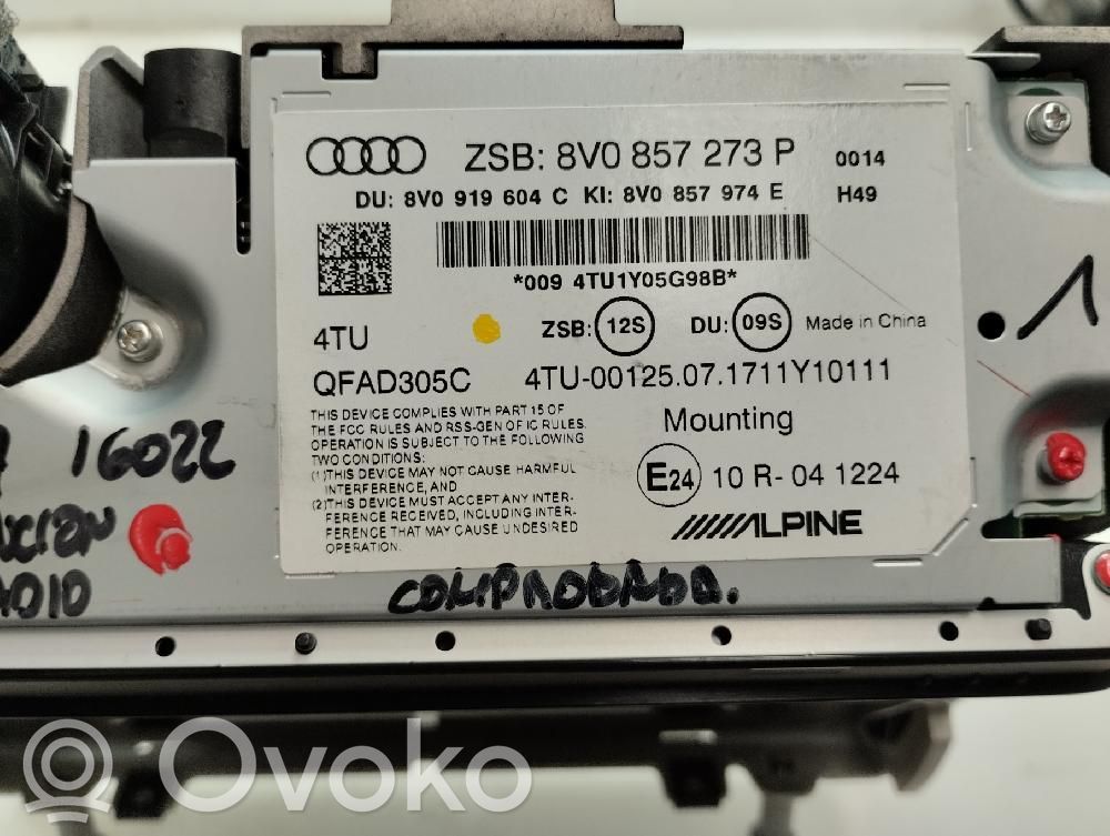Audi A3 S3 8V Monitor/display/piccolo schermo