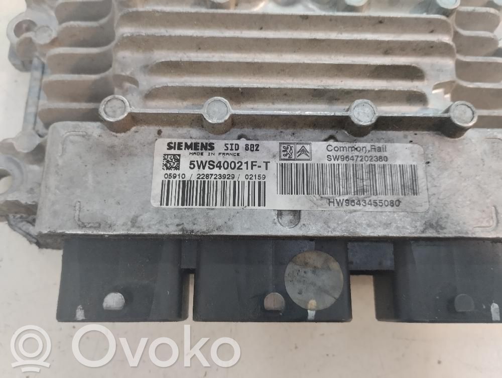 Moottorin ohjainlaite/moduuli   9647202380