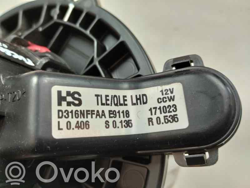 Hyundai Tucson TL Ventola riscaldamento/ventilatore abitacolo