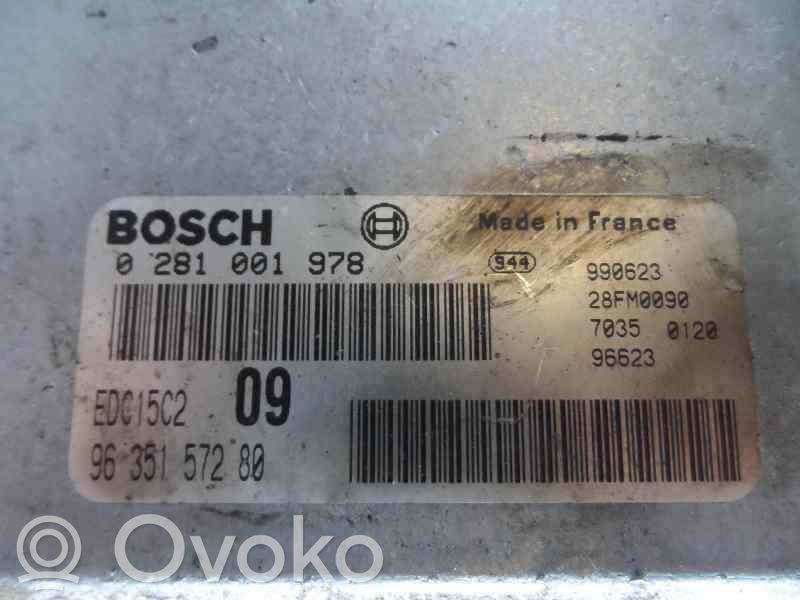 Peugeot 406 Unitate/modul de control motor 