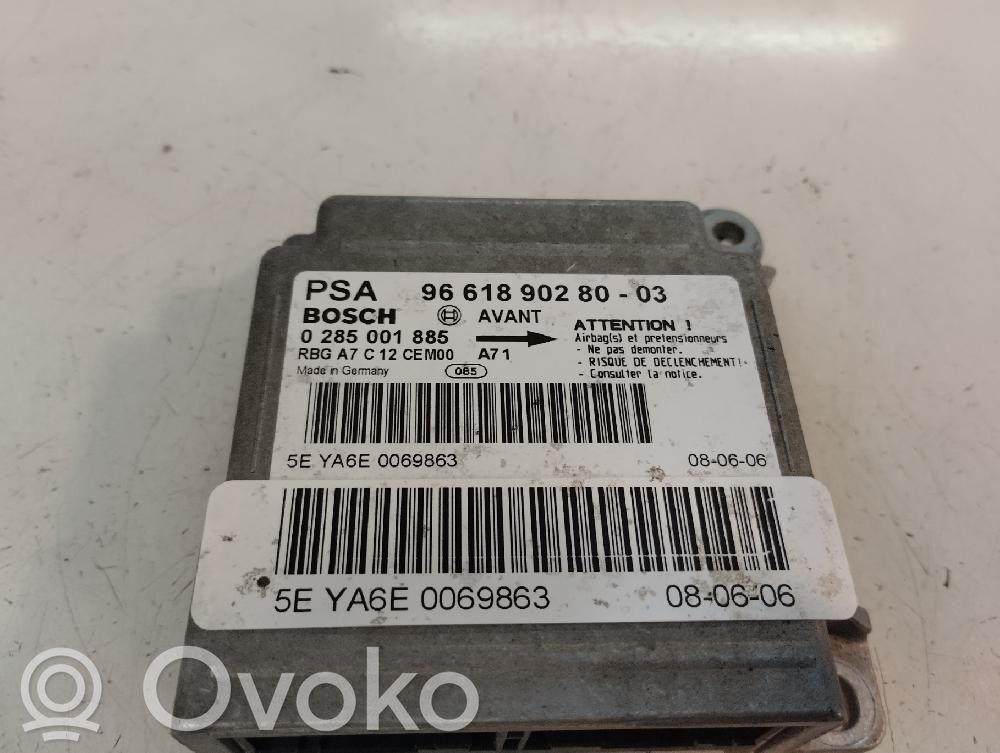 Peugeot 207 Unitate/modul de comandă airbaguri