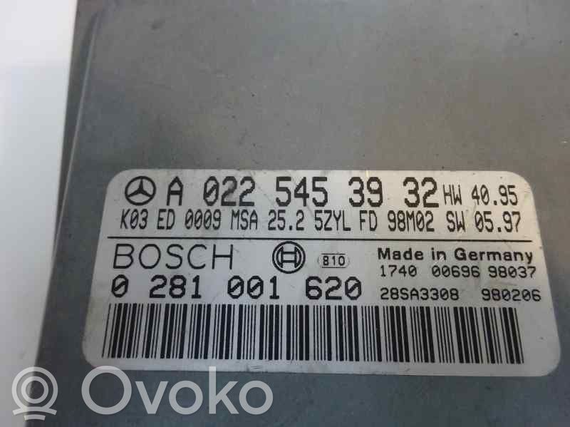 Mercedes-Benz E W210 Unitate/modul de control motor 
