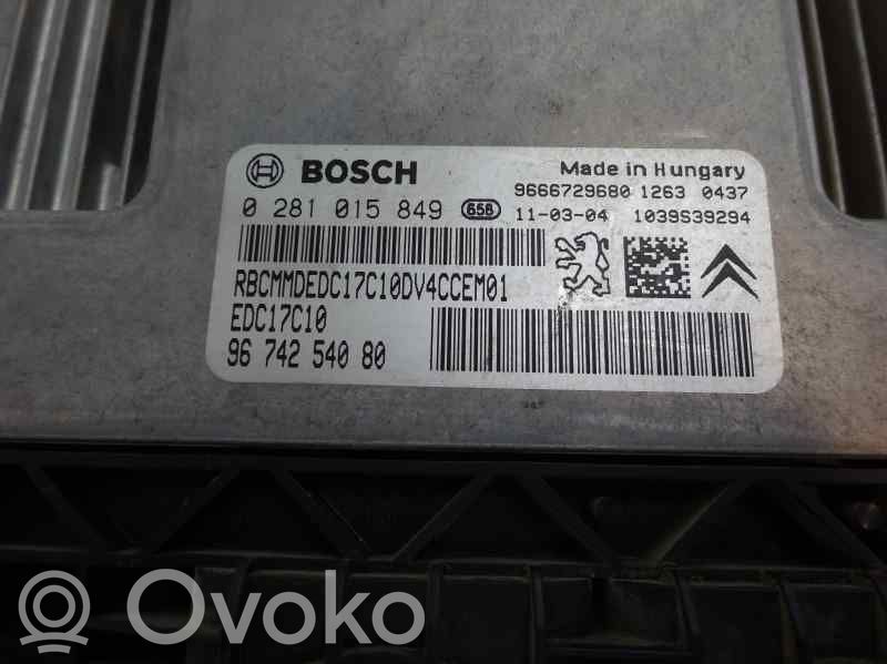 Peugeot 207 Unitate/modul de control motor