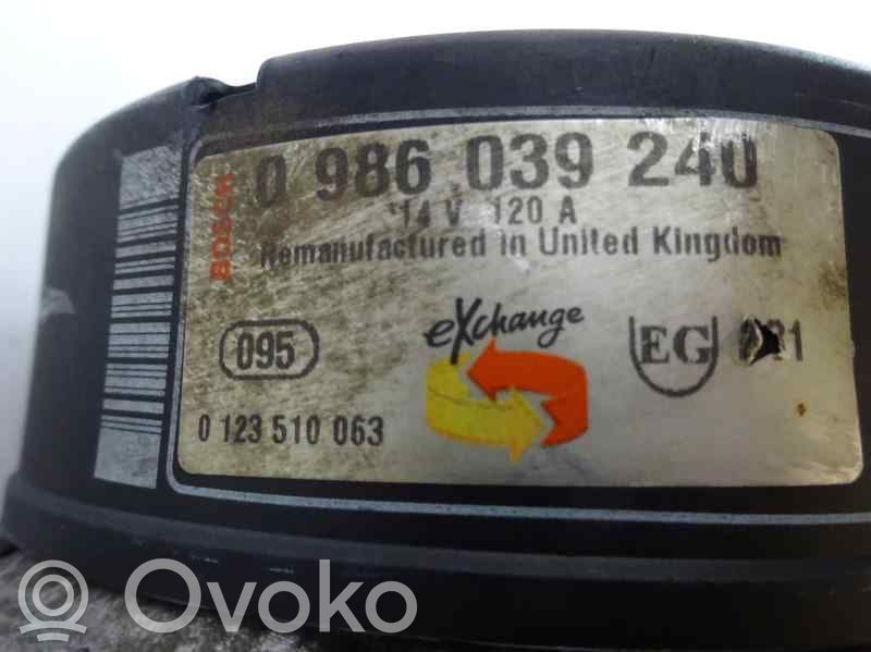 Opel Vectra B Alternador