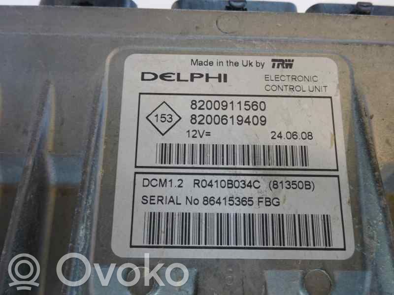 Renault Clio III Unitate/modul de control motor 