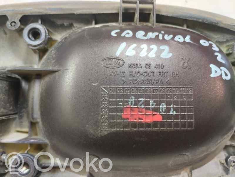 KIA Carnival Klamka zewnętrzna drzwi przednich