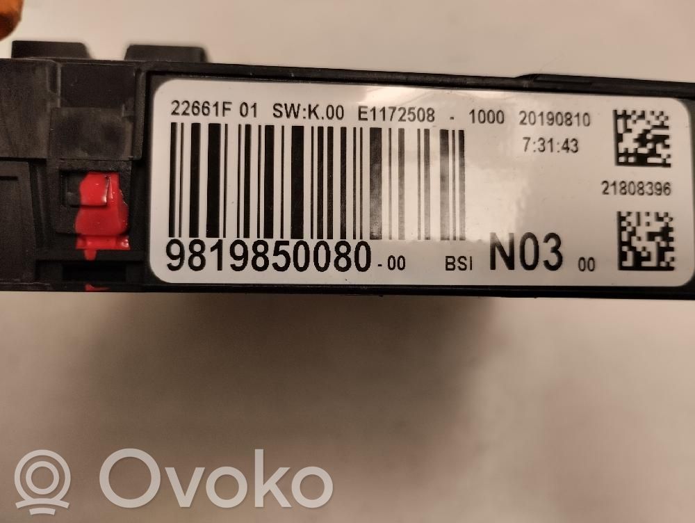 Peugeot 2008 I Modul siguranțe