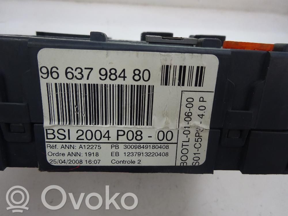 Module de fusibles   9663798480