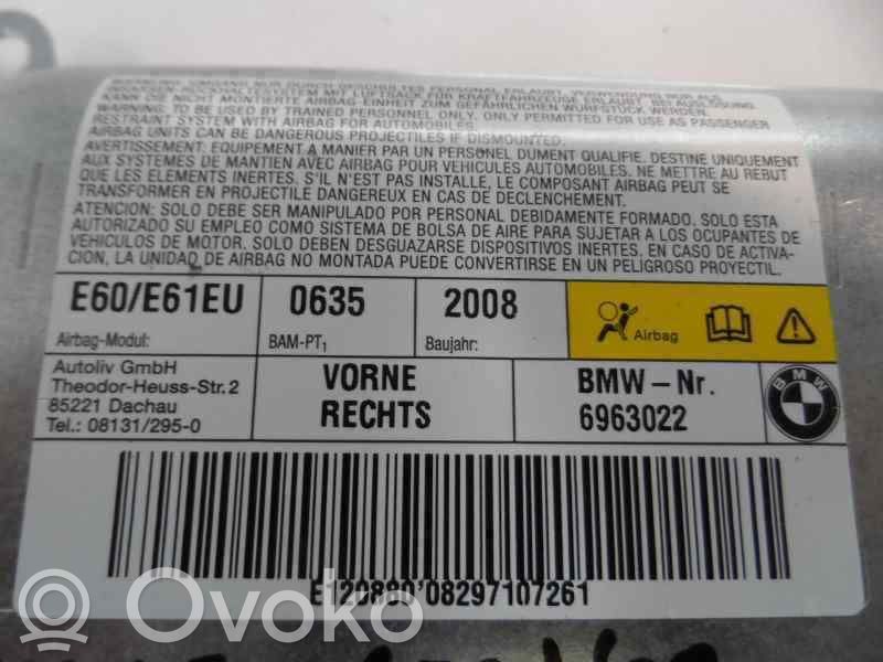 BMW 5 E60 E61 Passenger airbag 