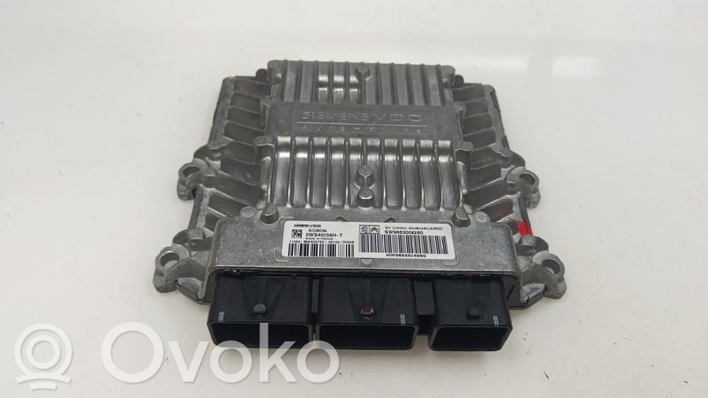 Moottorin ohjainlaite/moduuli   9663008280