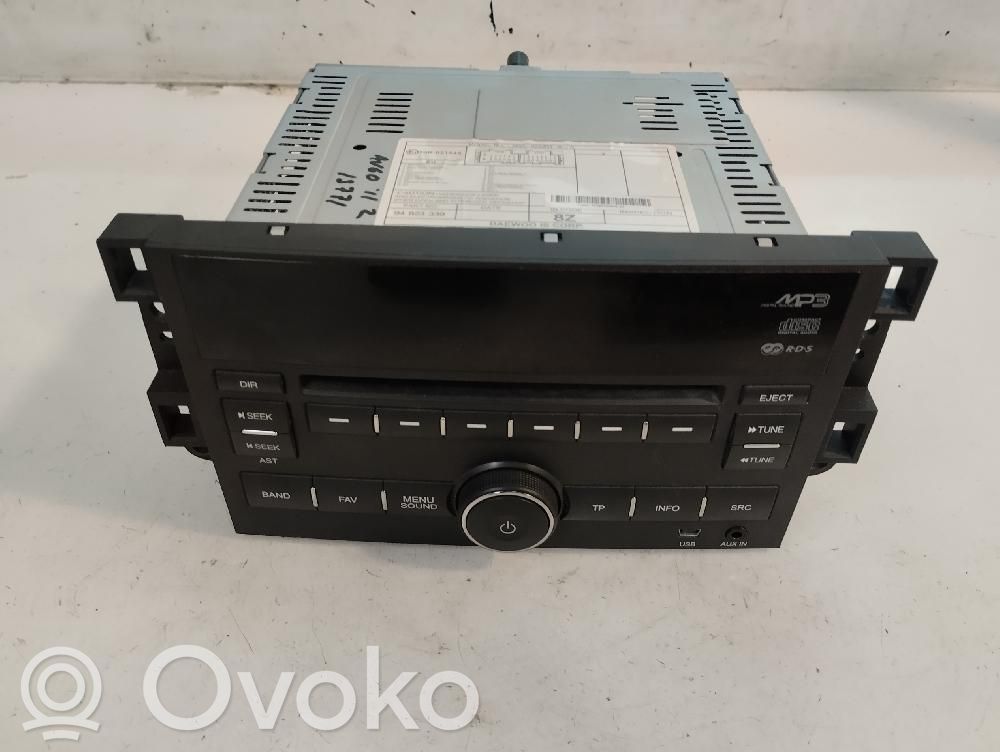 Chevrolet Aveo Panel / Radioodtwarzacz CD/DVD/GPS 