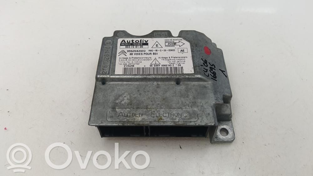 Centralina/modulo airbag   9662643980