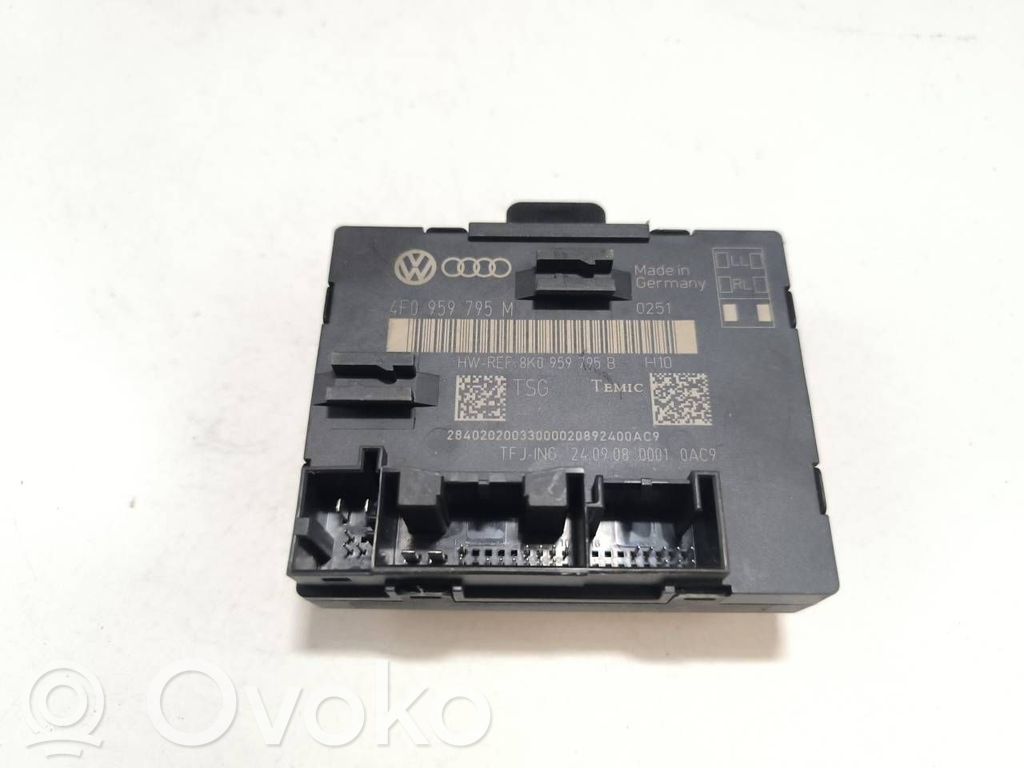 Unité de commande module de porte   4F0959795M,8K0959795B