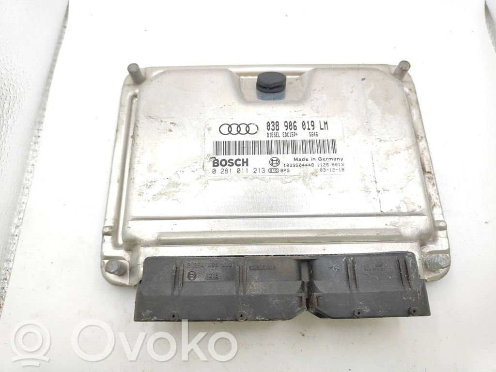 Engine control unit/module   038906019LM,1039S04448,0281011213