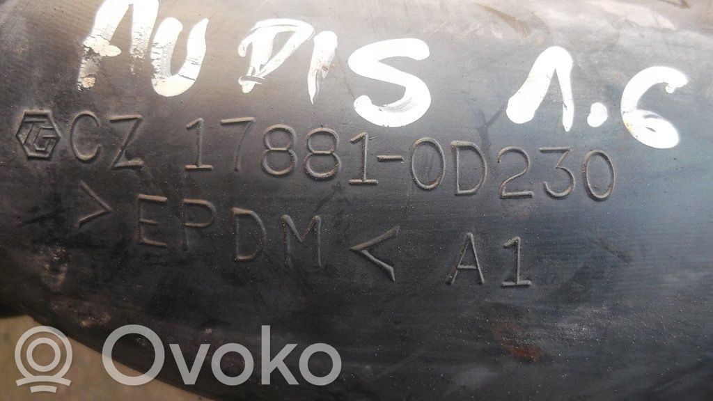 Toyota Auris 150 Ilmanoton kanavan osa 