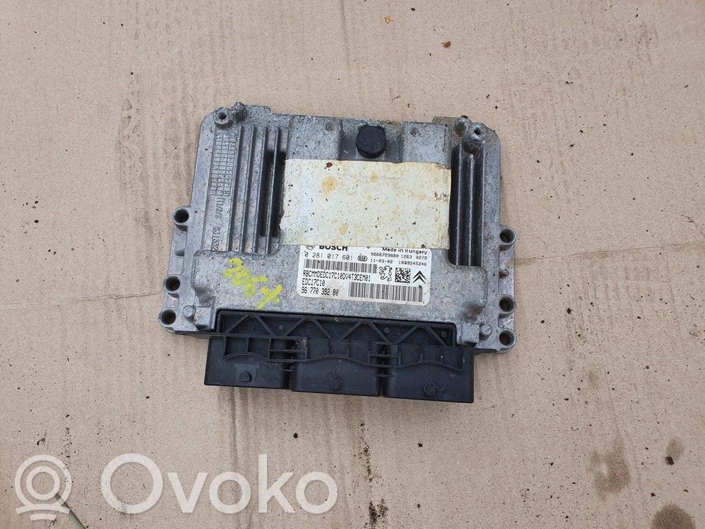 Peugeot 206+ Engine control unit/module ECU 